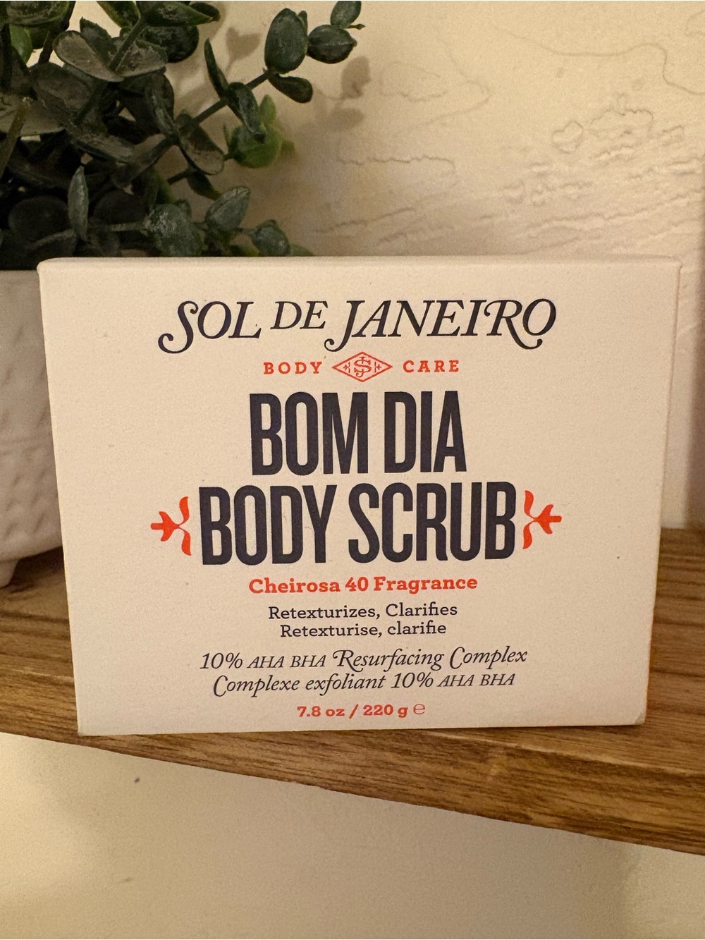 Sol de Janeiro Bom Dia Body Scrub — White with Orange Accents